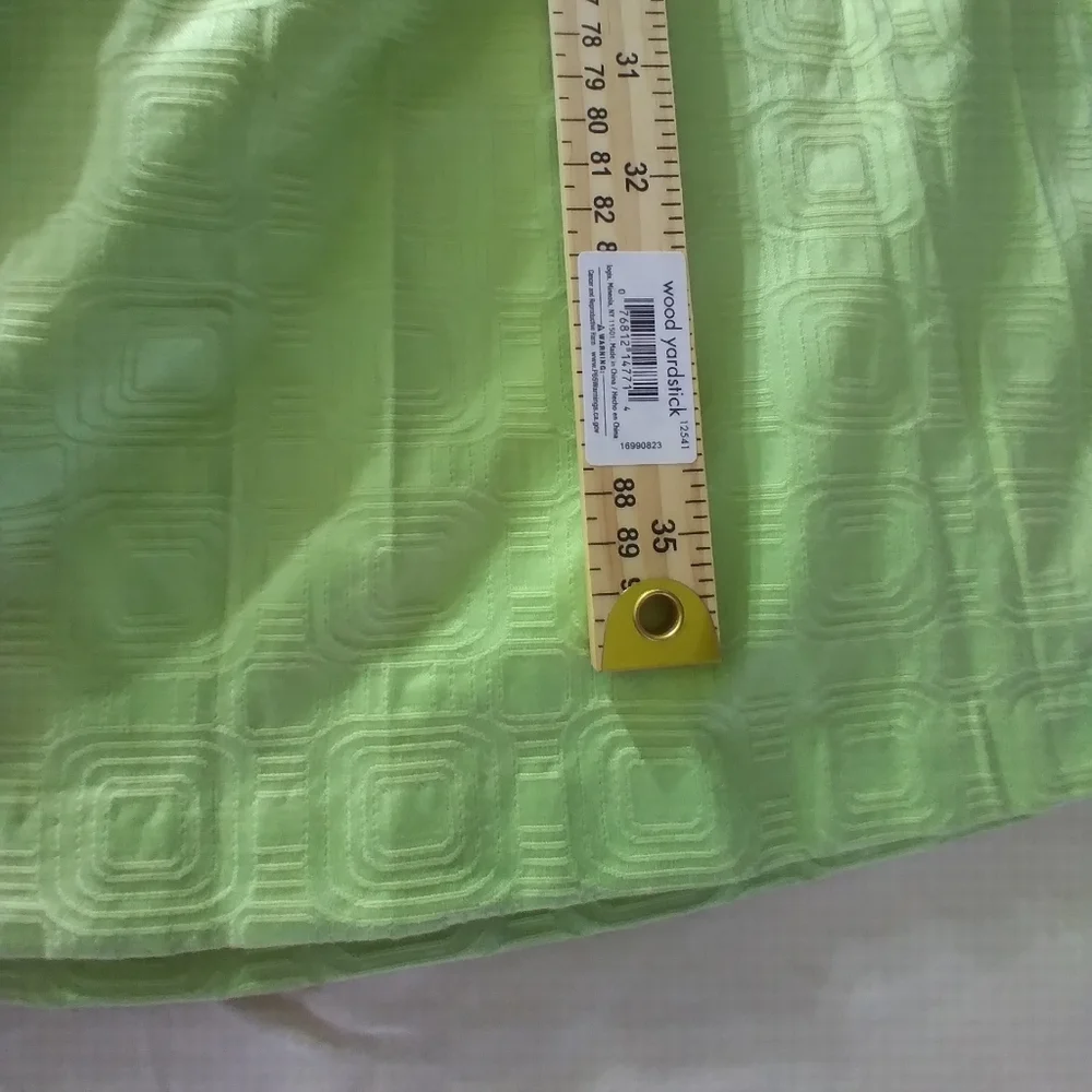 Rabbit Rabbit Rabbit Lime Green Sleeveless Dress Pleated Size 16 - Picture 5 of 7